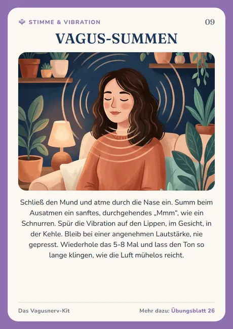 Vagusnerv-Karte: Vagus-Summen