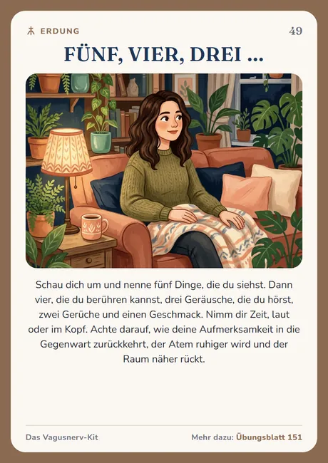 Vagusnerv-Karte: Fünf, vier, drei …